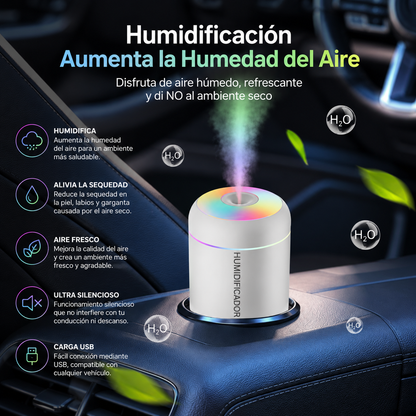 HUMIDIFIER - Mini humidificador de aire y difusor de aroma electrico USB