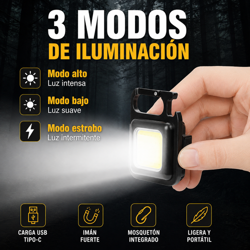 Linterna LED MINI COB