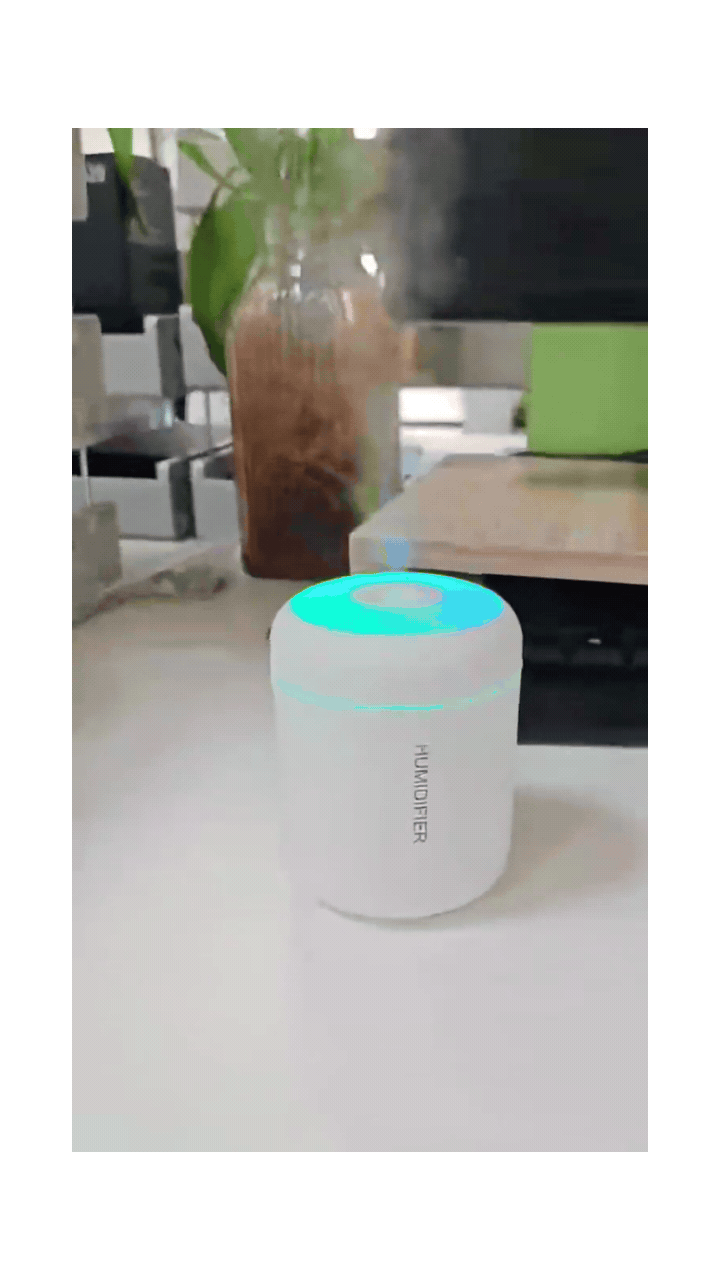 HUMIDIFIER - Mini humidificador de aire y difusor de aroma electrico USB