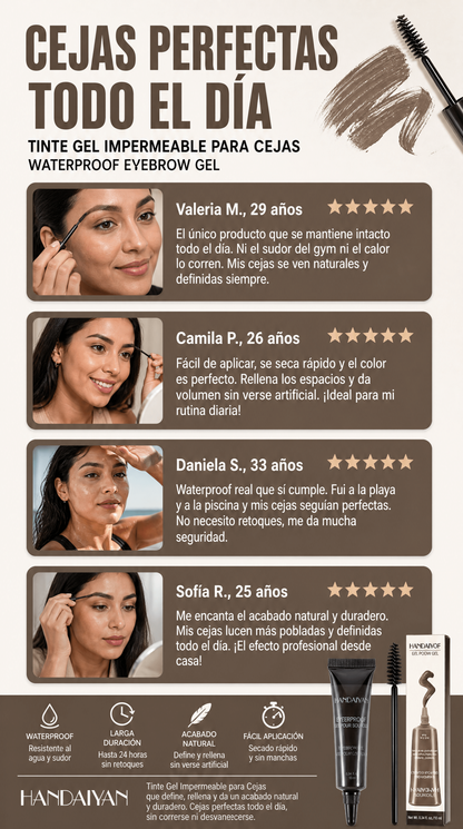 tinte para cejas tinte impermeable