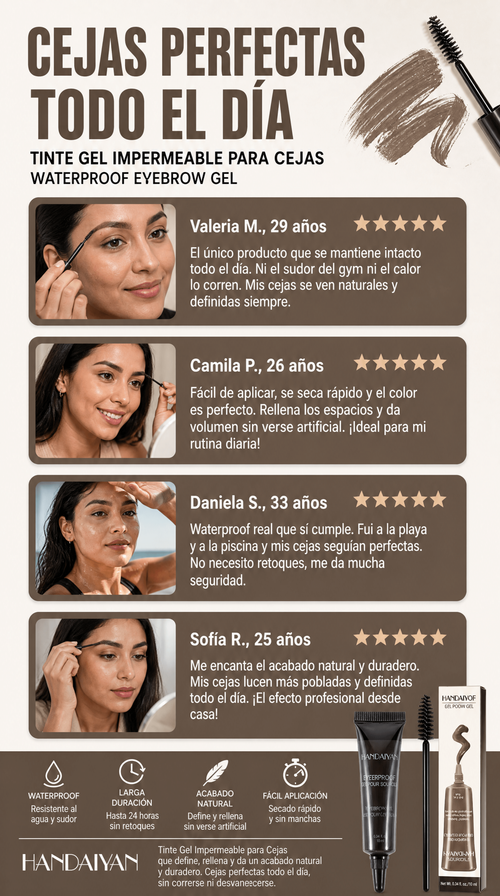 tinte para cejas tinte impermeable