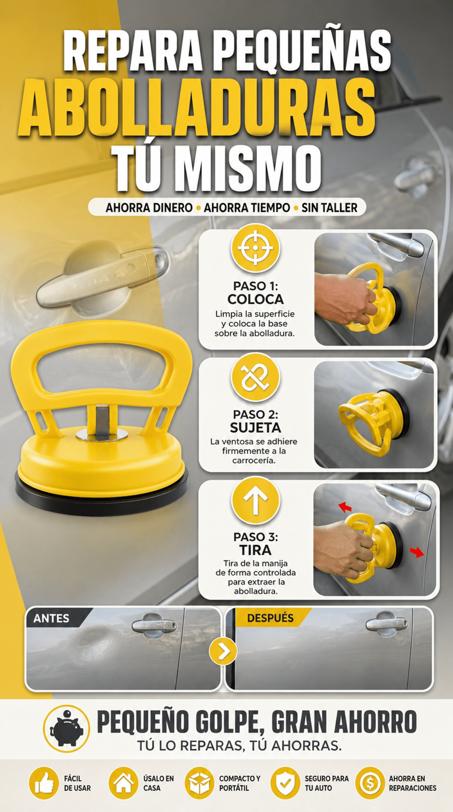 Reparador mini de abolladuras de coche