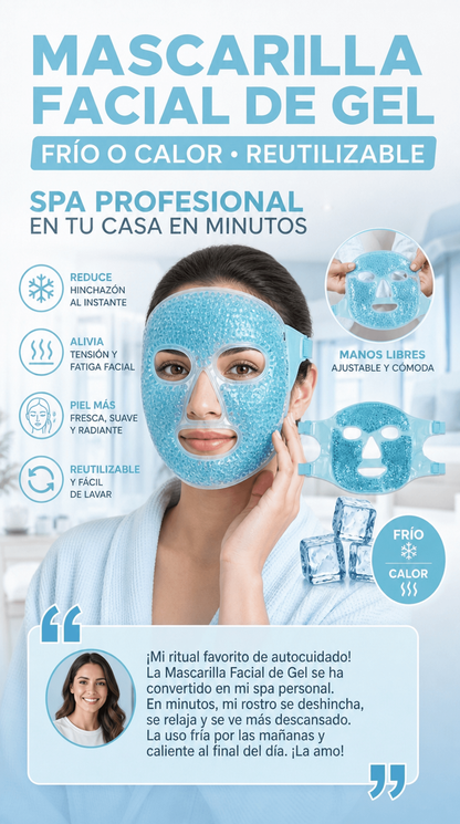 Mascarilla de Gel Refrescante para la Cara